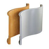 Single-piece aluminum profiled panel